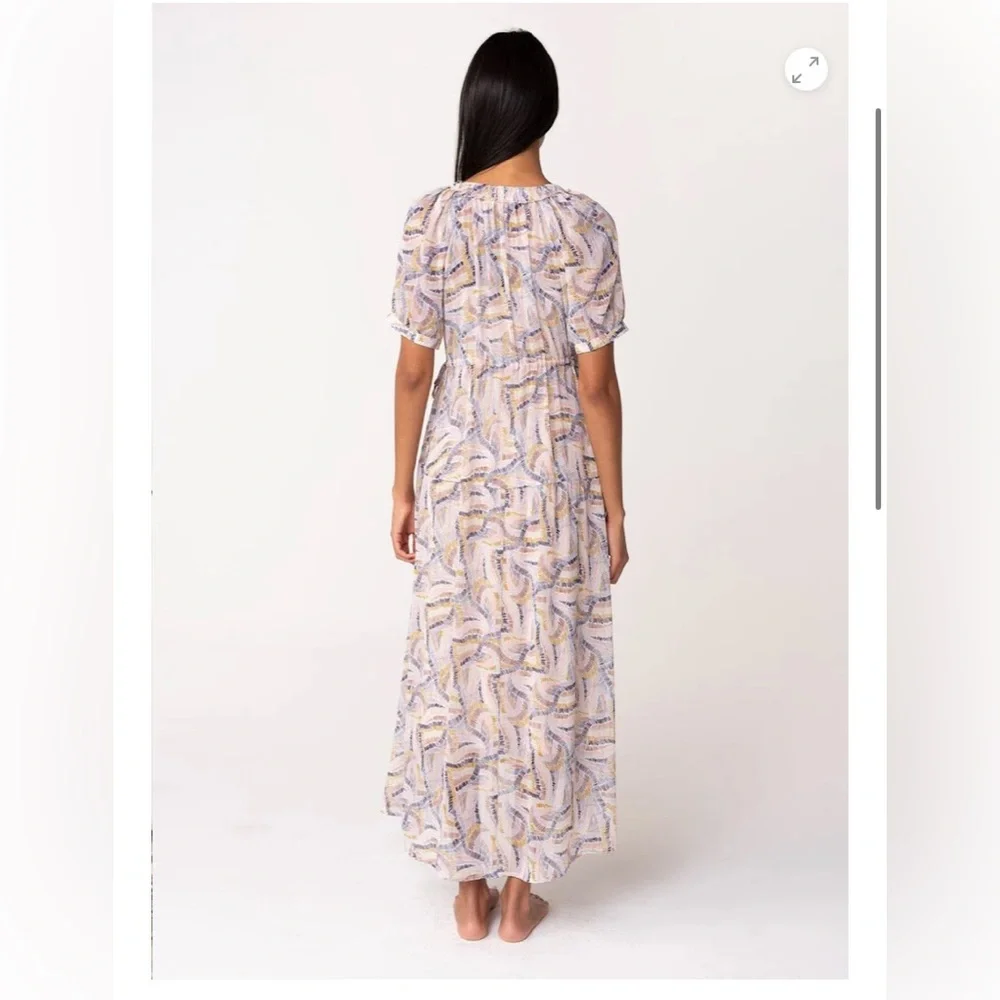 Lovestitch High Low Dress in Soft Pastels - Picture 2 of 14